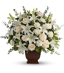 T216-1A  Loving Lilies and Roses Bouquet 